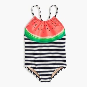 J Crew/ Crewcuts watermelon girl’s swimsuit